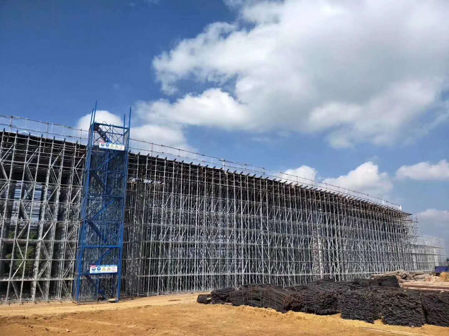 盤扣腳手架搭建周期短，經濟效益好！
